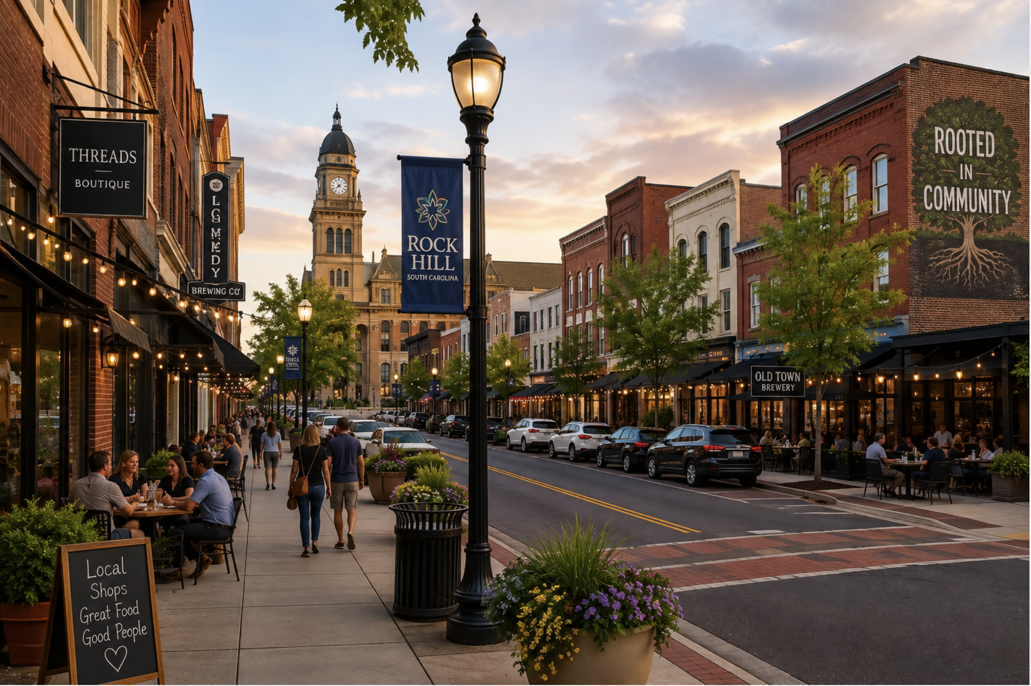 What It’s Like Living in Downtown Rock Hill SC