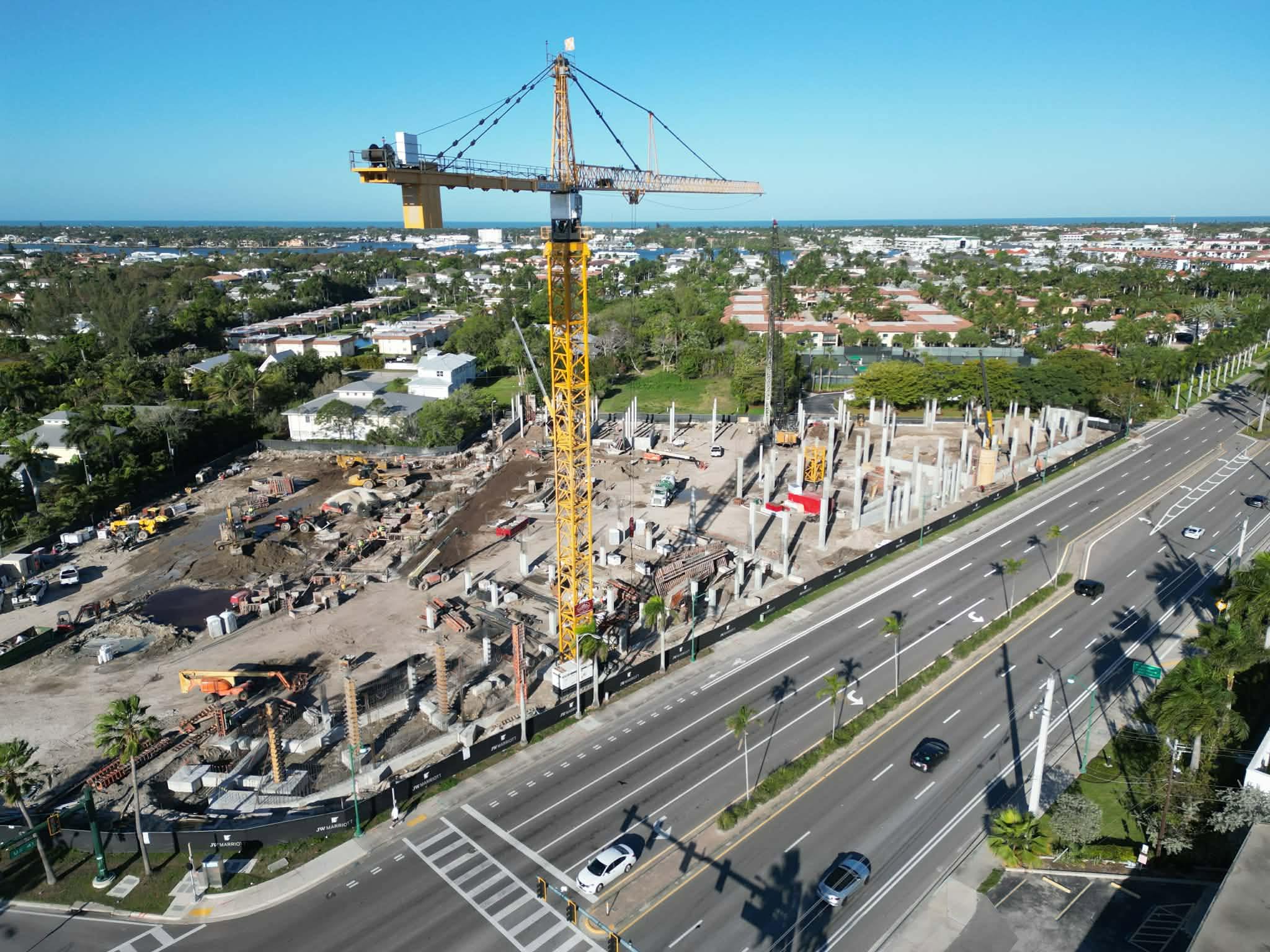 New luxury condominium construction in Downtown Naples and Olde Naples Florida