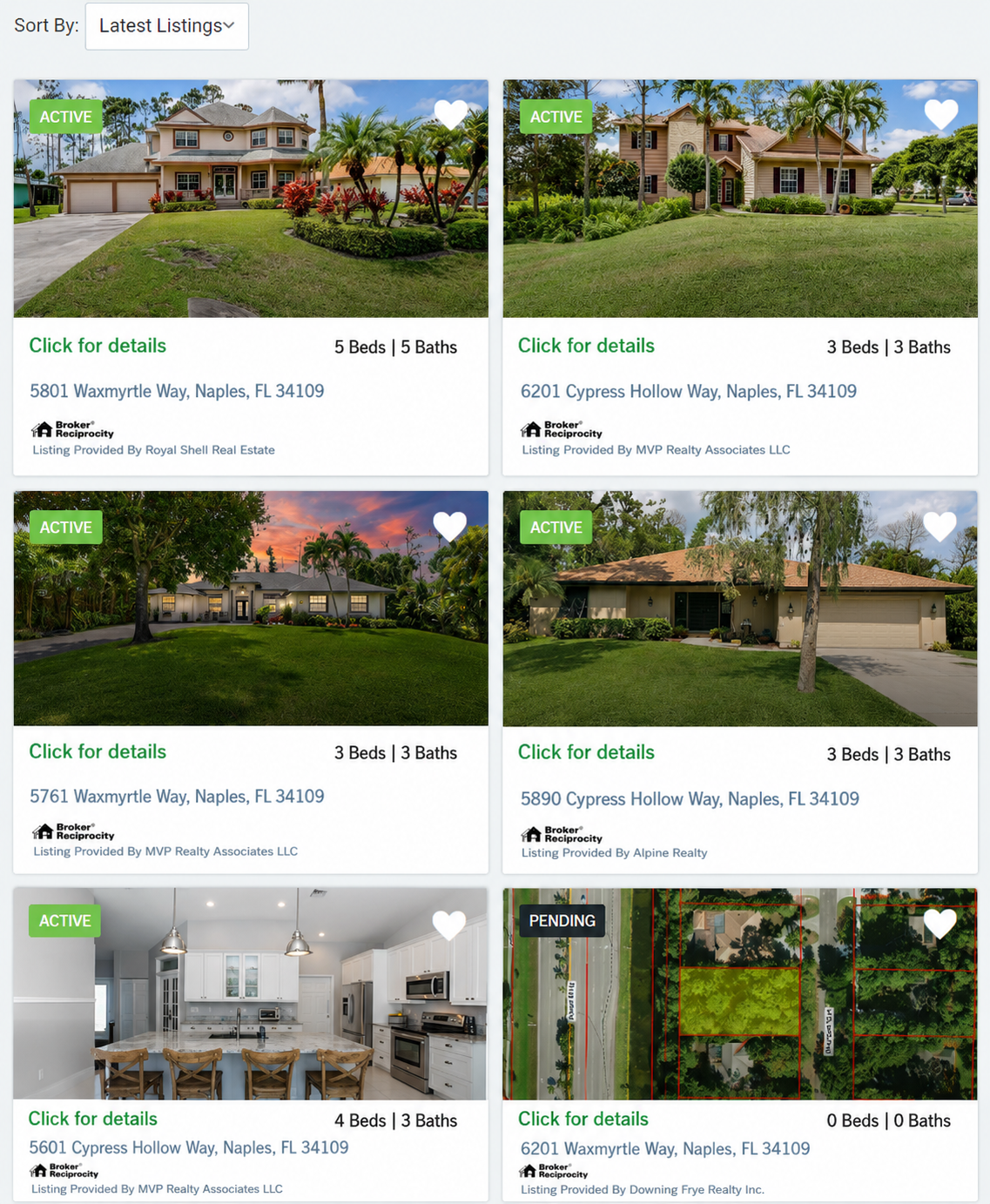 Search Tall Pines homes for sale in Naples FL including current Tall Pines real estate listings