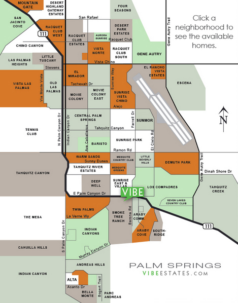 Palm Springs Neighborhoods