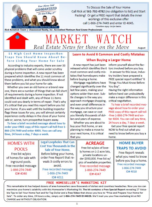 Market Watch Newsletter