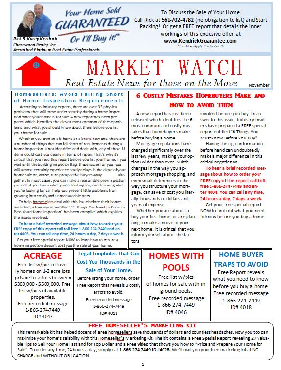 MarketWatch Newsletter