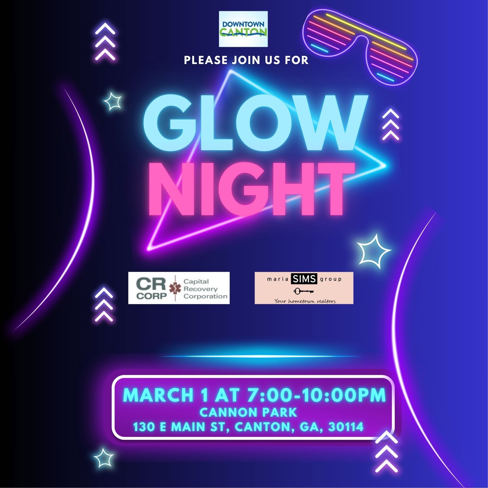 You Glow Girl! Get Ready for Glow Night in Downtown Canton