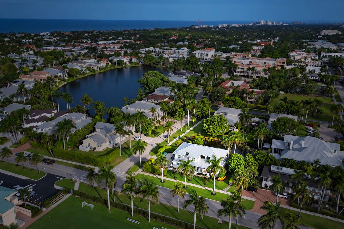 Small Olde Naples condominium complex near Lakeridge Villas on 8th Avenue South