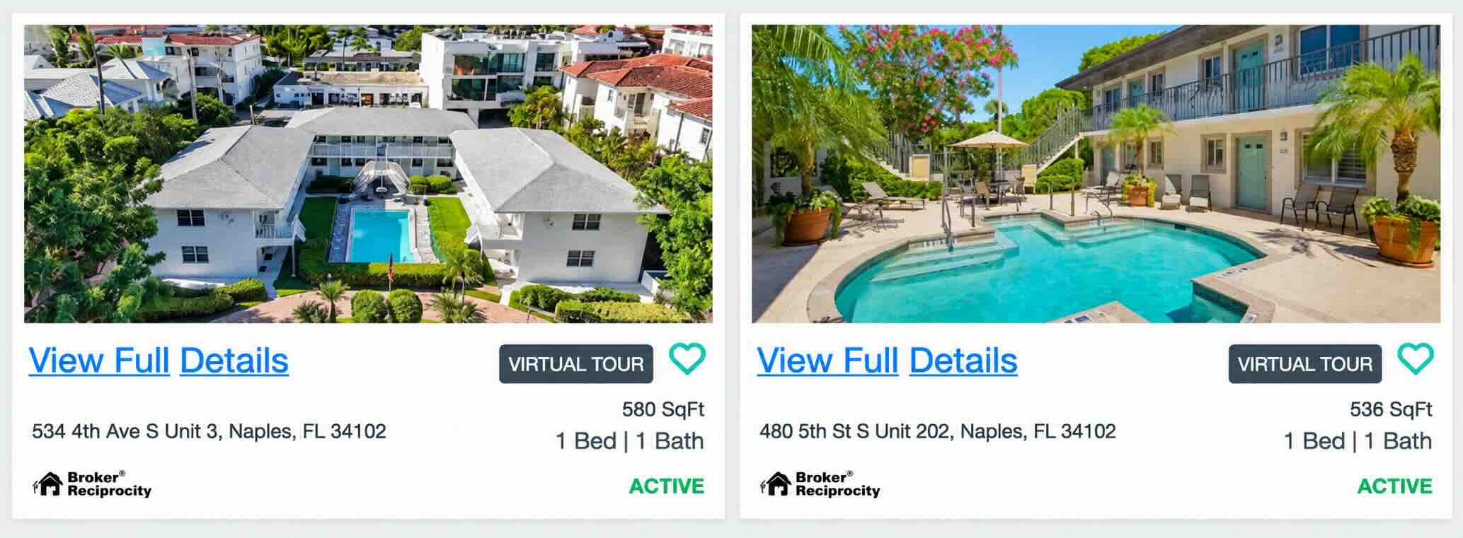 Essex House and nearby Olde Naples condominiums for sale